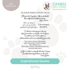 Simon Says Clear Stamps Inspirational Quotes 3277ss Beautiful Moments