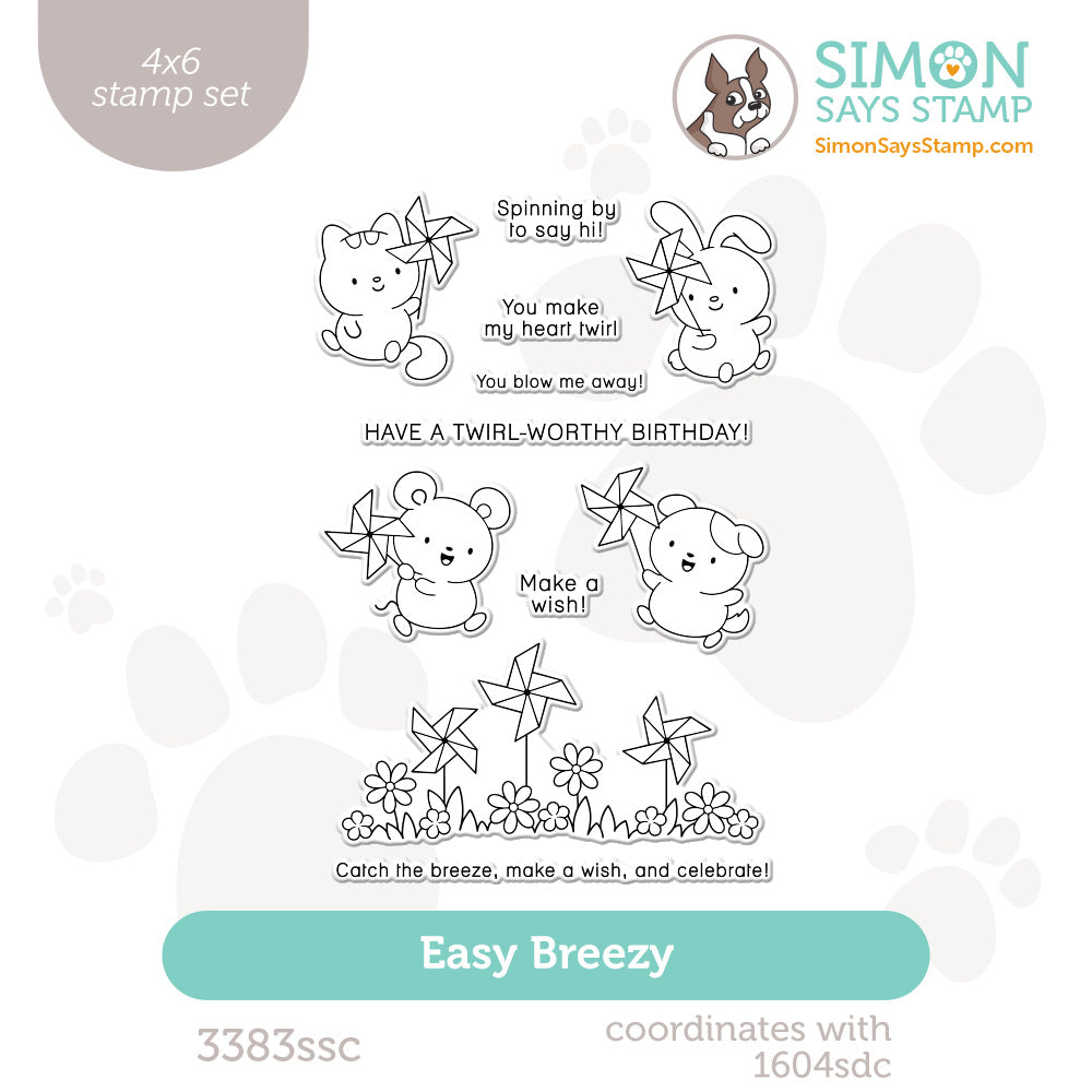Simon Says Clear Stamps Easy Breezy 3383ssc Every Happiness