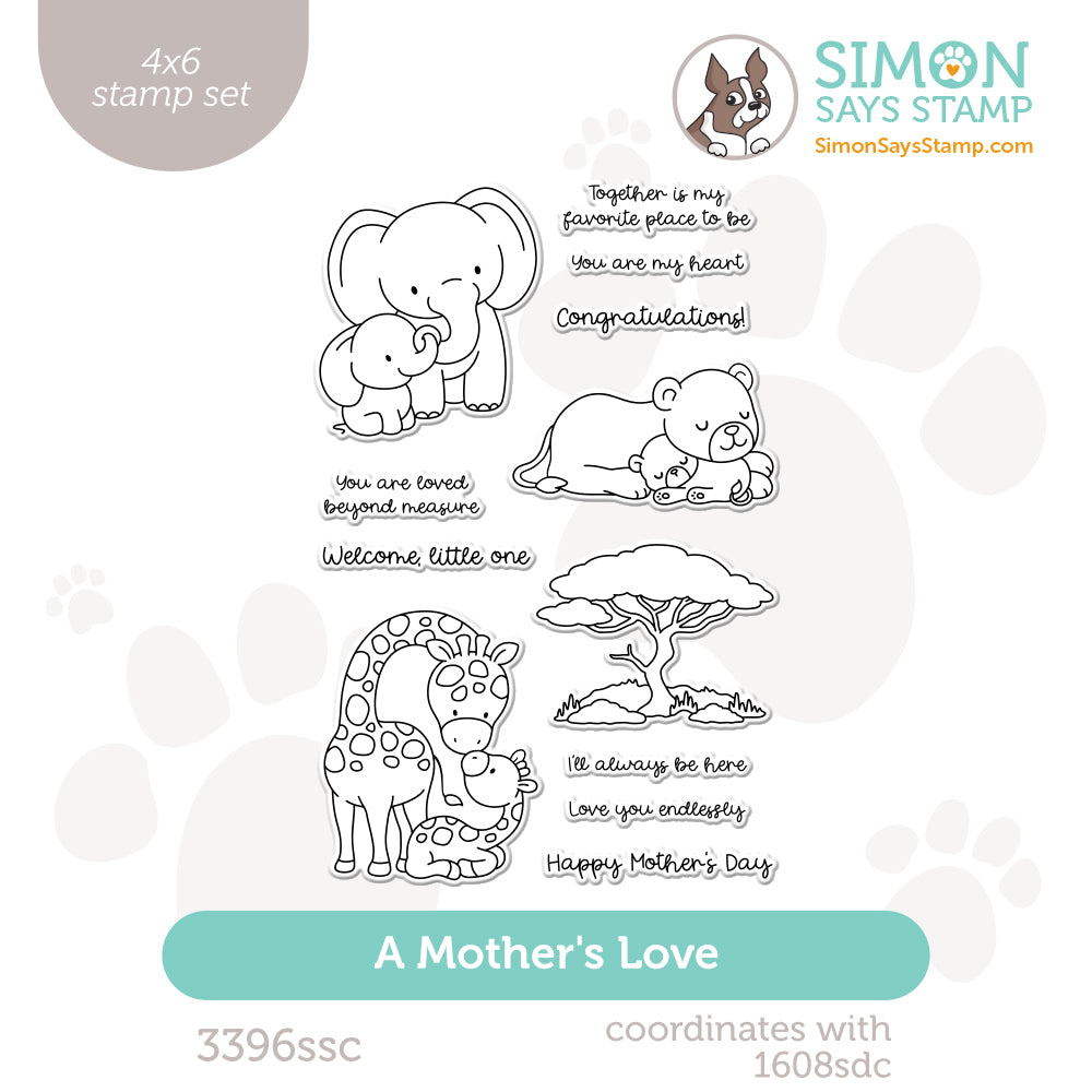 Simon Says Clear Stamps A Mother's Love 3396ssc In My Heart