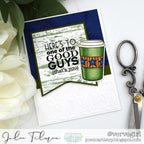 Sweet 'N Sassy Birthday Guy Clear Stamp Set sns-23-017 Masculine Encouragement Card