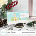 Sweet 'N Sassy Village Die Set snsd-0242 Christmas Church Blessings Card