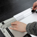 Tim Holtz Tonic Precision Trimmer 3961e in use