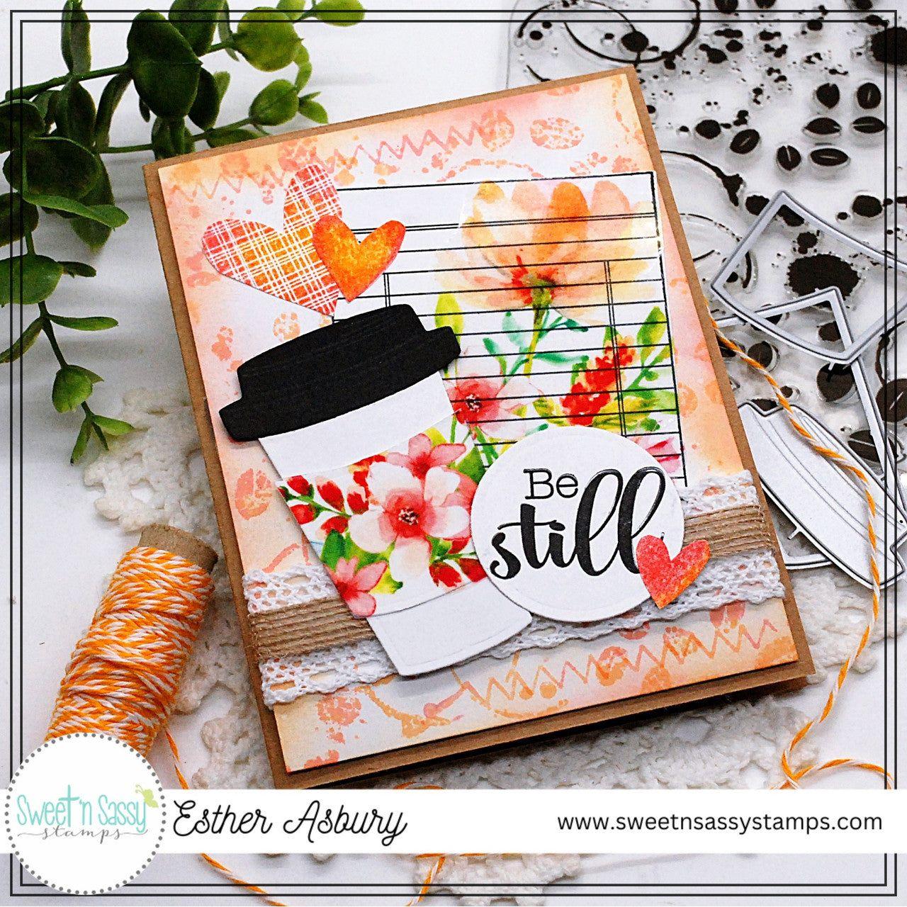 Sweet 'N Sassy Be Still And Know Clear Stamps sns-23-054 be still