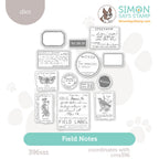 Simon Says coordinating dies Field Notes butterfly bird label journal notebook collect collection flower 