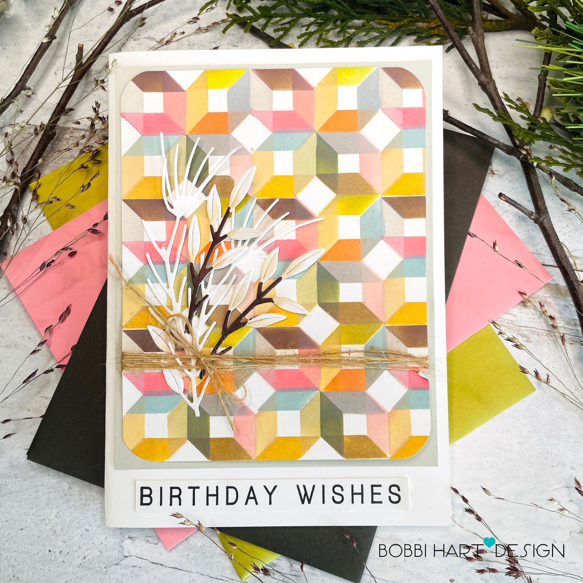 Simon Says Stamp Stencils 3D Box mt221704 Season Of Wonder Birthday Card | color-code:ALT01