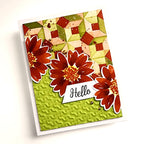 Simon Says Stamp Stencils 3D Box mt221704 Season Of Wonder Hello Card