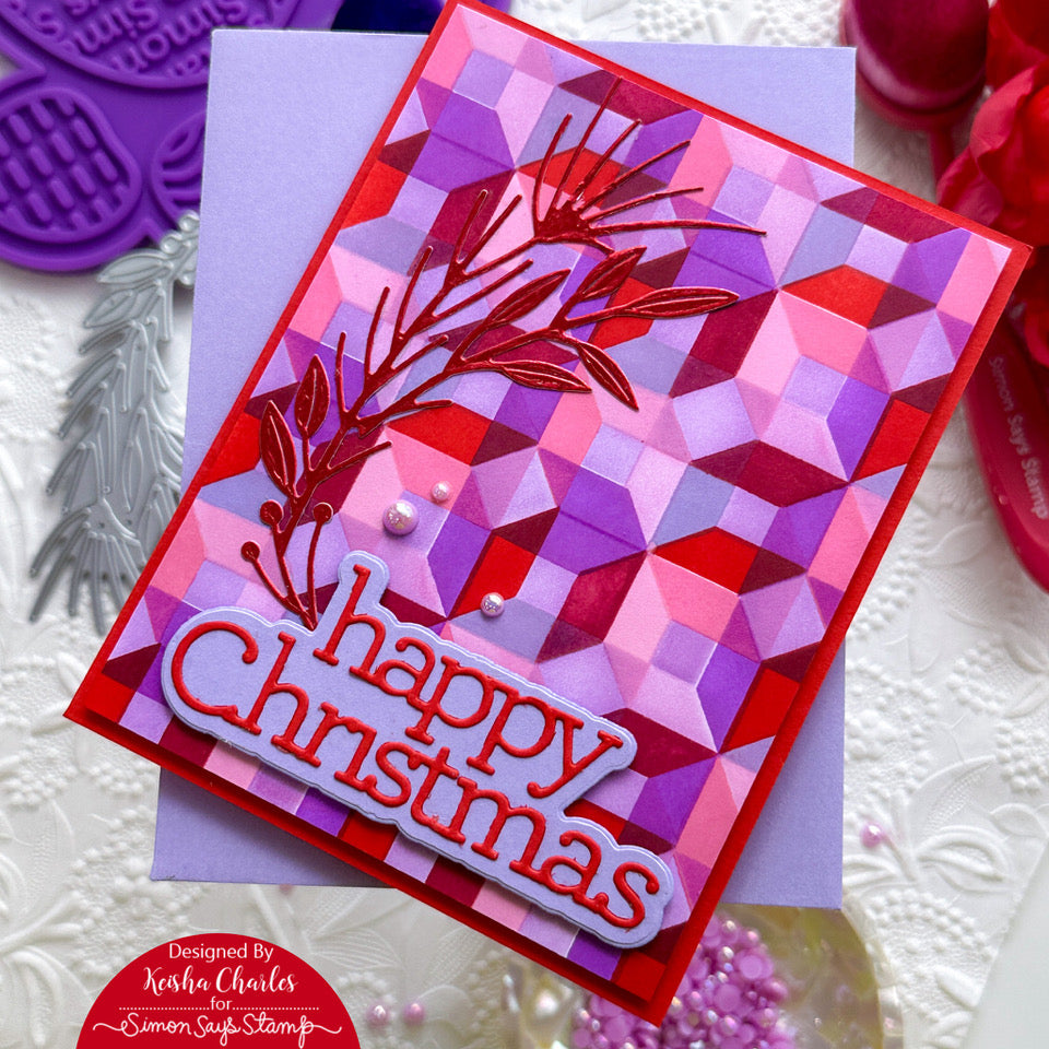 Simon Says Stamp Stencils 3D Box mt221704 Season Of Wonder Christmas Card | color-code:ALT06