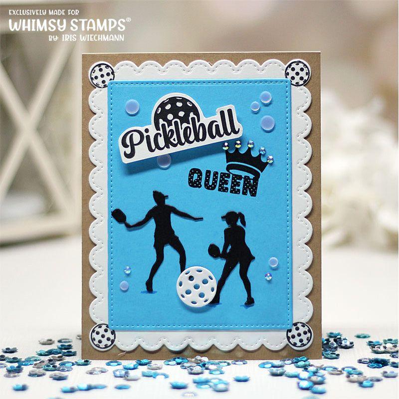 Whimsy Stamps Mix and Match Scallop Rectangles Dies wsd257