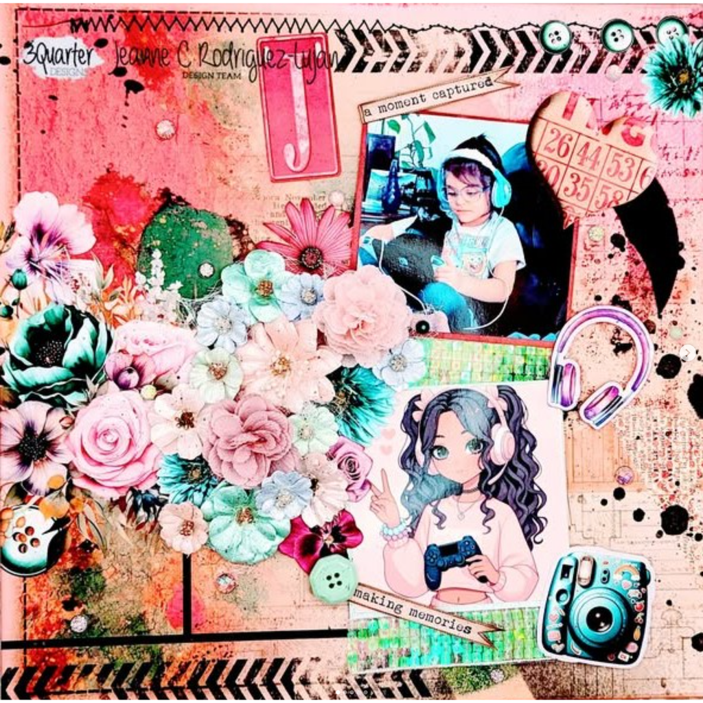 3Quarter Designs Teenage Dream 6x4 Card Pack 3q-cc-teenagedream memories