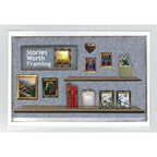 3Quarter Designs Timeless Gallery 8x8 Paper Pack and Diecuts 3q-pp8-timelessgallery black heart candle books