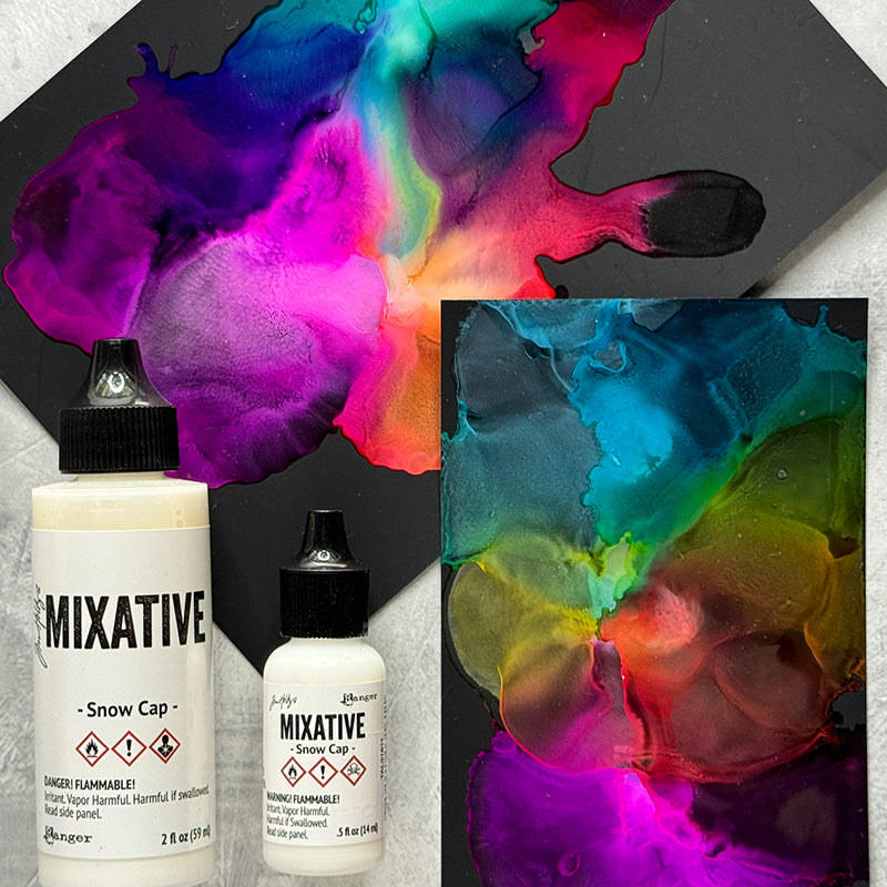 Tim Holtz Alcohol Ink Snow Cap Mixative Ranger TAL31611 Colorful Effects | color-code:ALT02