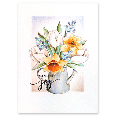 Penny Black Cling Stamp New Day 40-925 joy