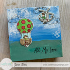 Sweet 'N Sassy Love Is In The Air Dies snsd-0259 Mixed Media All My Love Painting