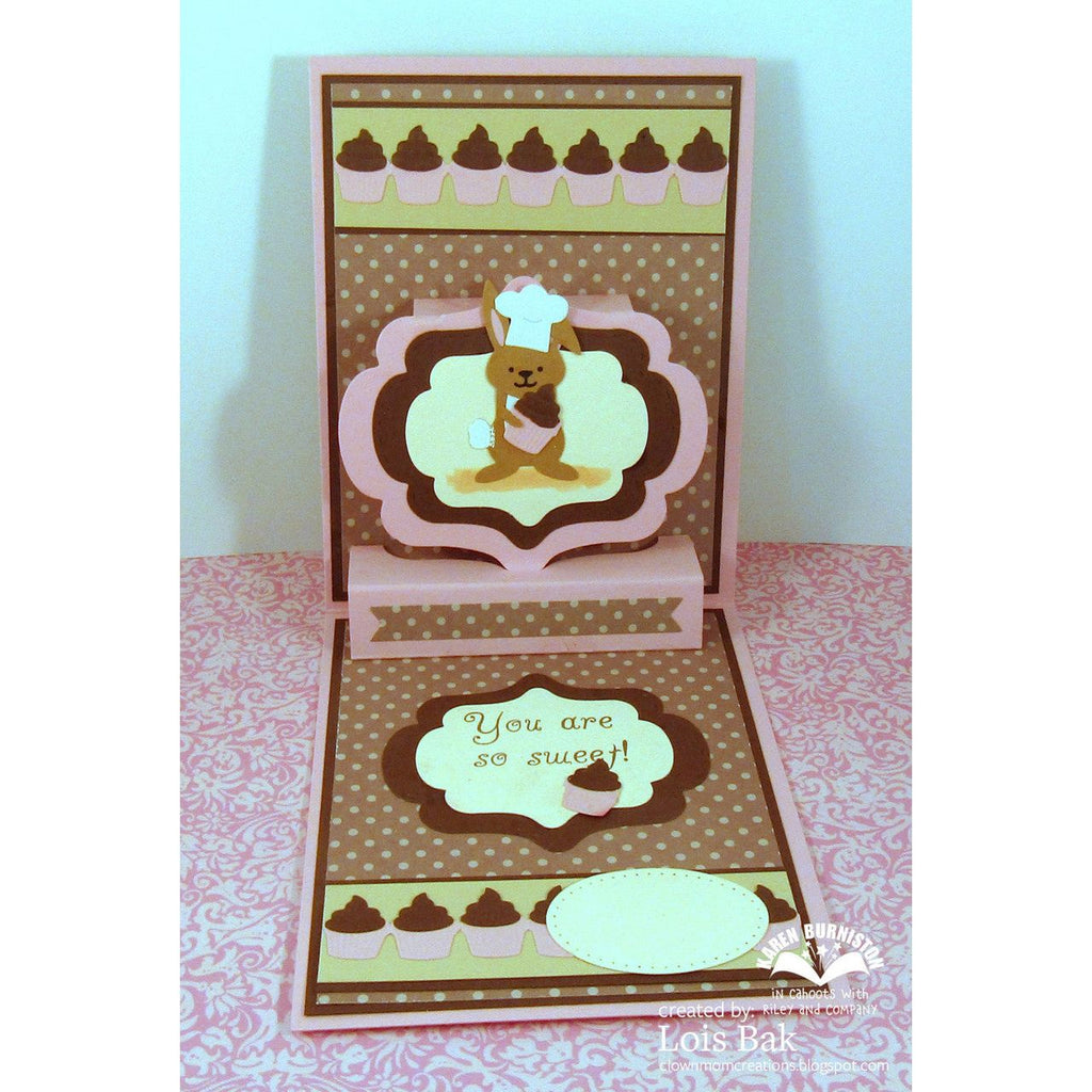 Karen Burniston Baking Borders Dies 1267 baking bunny