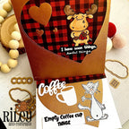 Riley and Company Funny Bones I Have Seen Awful Things Clear Stamp rwd-1230 sad moose
