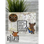 Riley And Company Funny Bones Sometimes I Wonder Clear Stamp rwd-1277 map