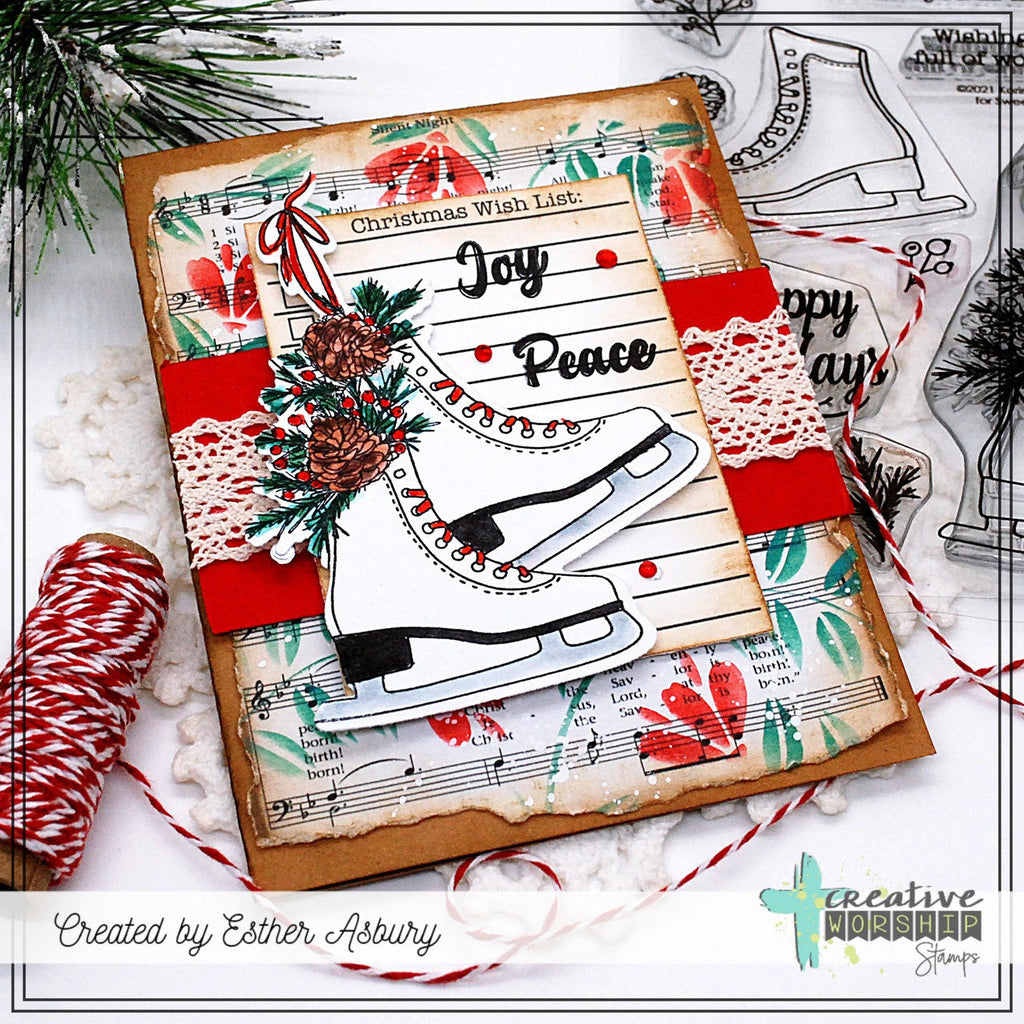 Creative Worship Floral Flourishes Layering Stencils cws-st-24-12