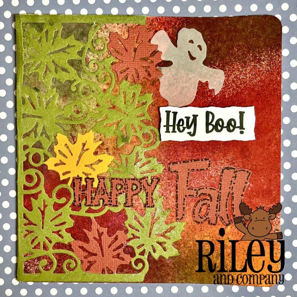 Riley And Company Cut Ups Happy Fall dies rd589 hey boo
