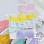 Hero Arts Cling Stamp Rain Texture Bold Prints cg929 friend