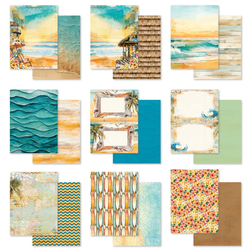 49 and Market Beach Vibes Collection 6 x 8 inch Paper Pack dbv-32024 product image