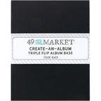 49 and Market Create-An-Album Triple Flip Album Base Black caa-32864