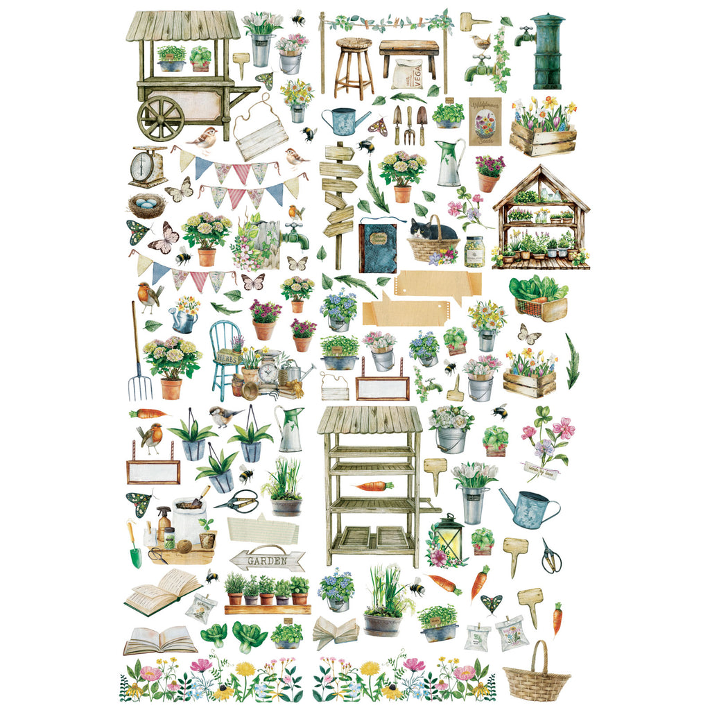 49 and Market From the Garden Elements Laser Cuts  ftg-35445 product image 1