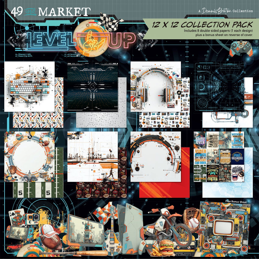 49 and Market Level Up 12 x12 inch Paper Pack dlu-36459
