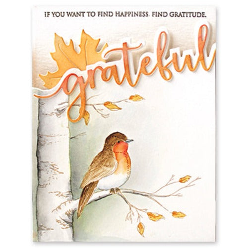 Penny Black Grateful Edger Thin Metal Creative Dies 51-800 bird