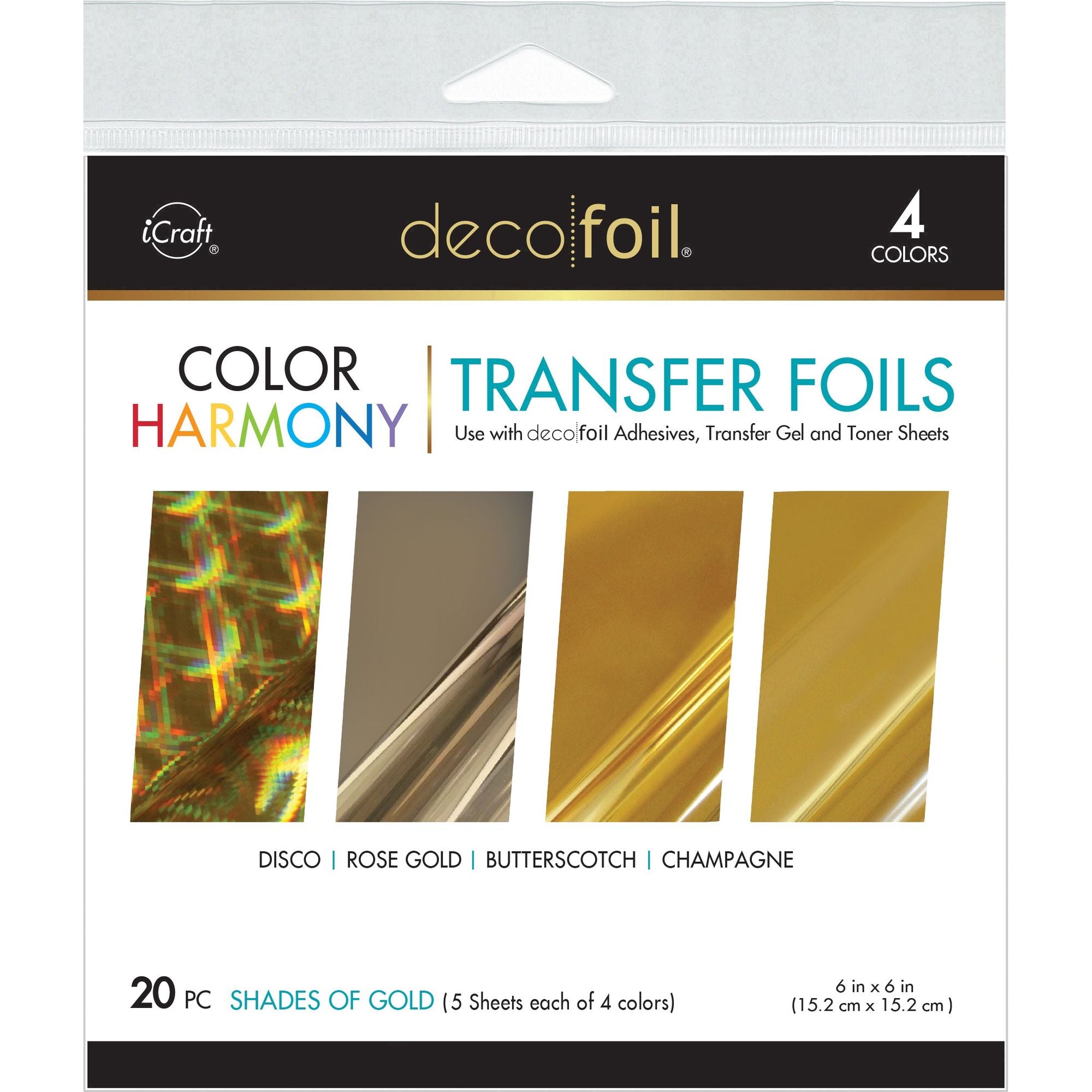 Therm O Web Shades of Gold Deco Foil Harmony Foil Pack 5424