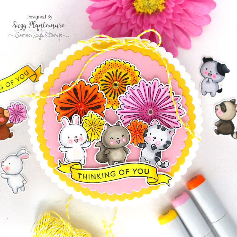 Simon Says Stamp Firework Friends Wafer Dies 1371sdc Friend Like You Thinking of You Card | color-code:ALT03
