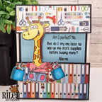 Riley And Company Funny Bones Am I perfect? Clear Stamp rwd-1417