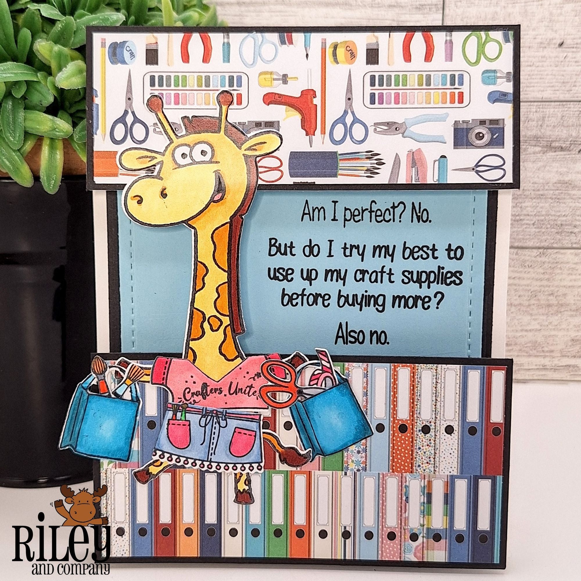 Riley And Company Funny Bones Am I perfect? Clear Stamp rwd-1417