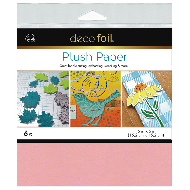 Therm O Web Pink Carnation Plush 6x6 Inch Papers Deco Foil 5673