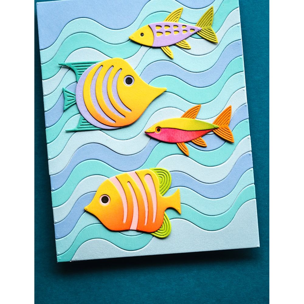 Birch Press Design Block Print Angelfish Dies 57620