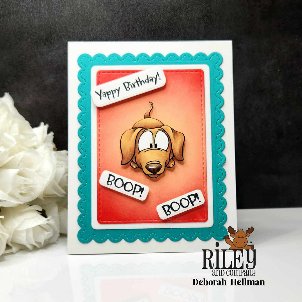 Riley and Company Woody and Hazel Jean Play Time Clear Stamp and Die Set