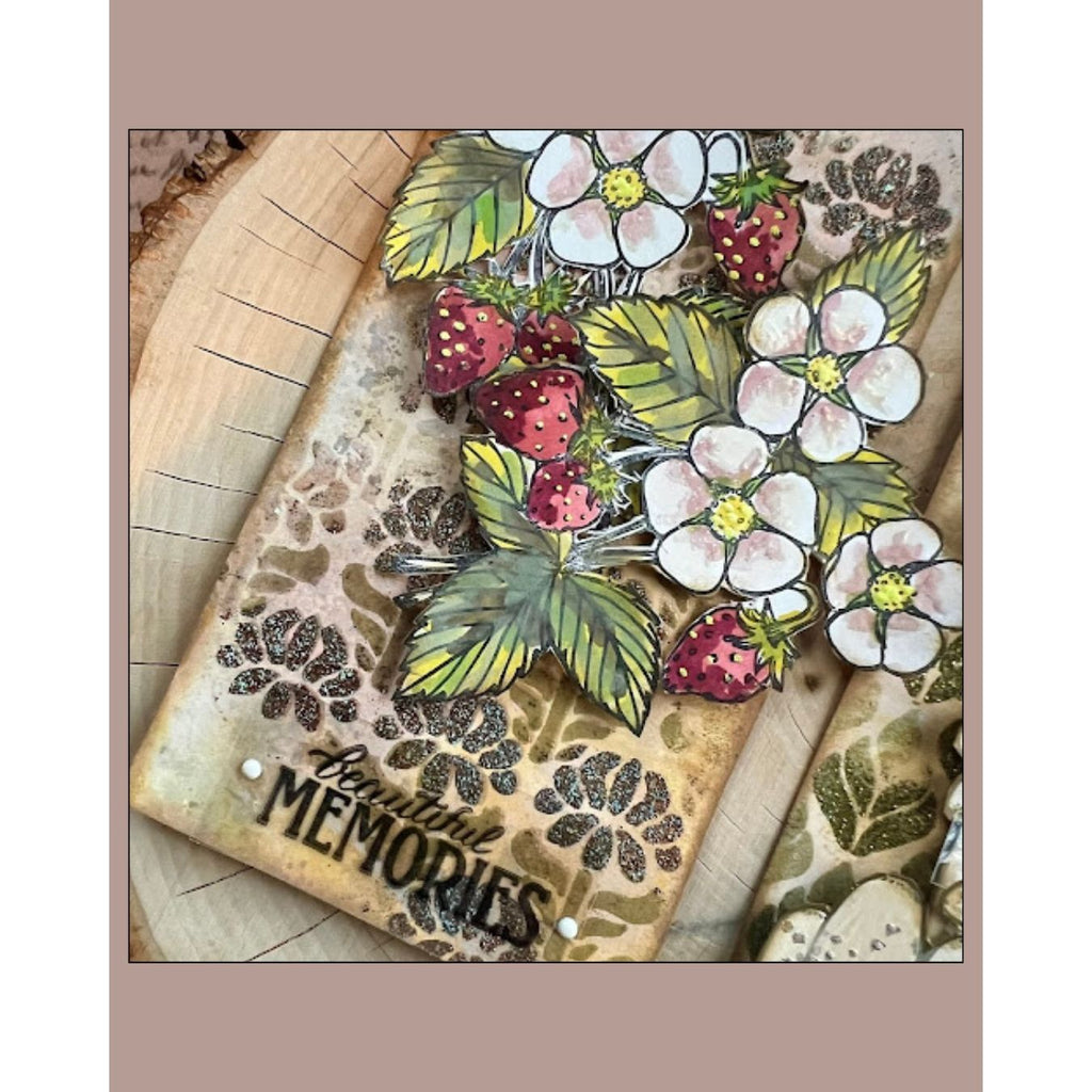 PaperArtsy Eclectica3 Scrapcosy Cling Stamps esc54*
