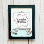 Avery Elle Clear Stamps Work of Art st-24-08 painting