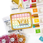 Pinkfresh Studio Kaleidoscope Stencil Set 178623 You Are Amazing | color-code:ALT02