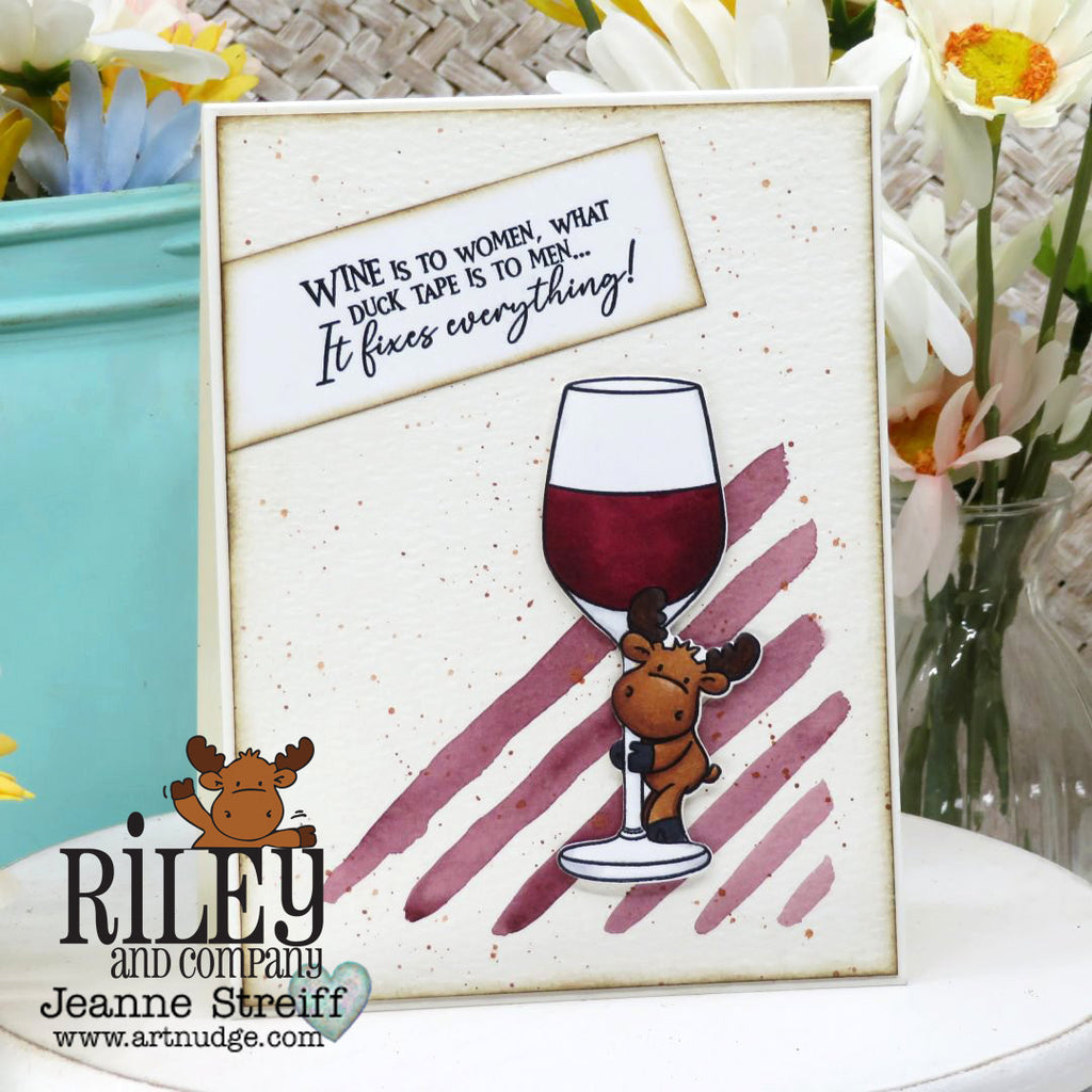 Riley and Company Riley Cool Cocktails Clear Stamps rclr2008