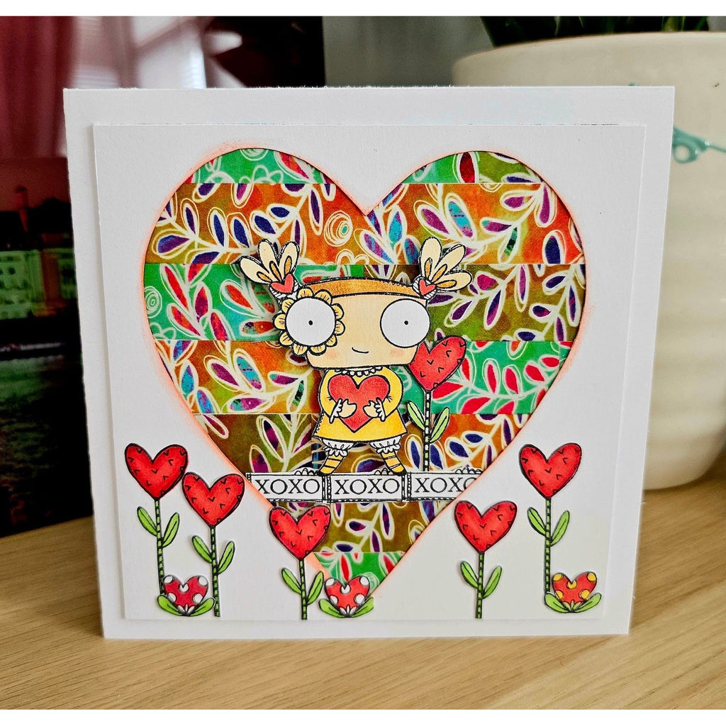 AALL & Create Filigree Washi Tape aalwt63 washi heart card
