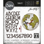 Tim Holtz Sizzix Vault World Travel Thinlits Dies 666606