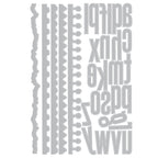 Tim Holtz Sizzix Vault Edges Thinlits Dies 666873 line art