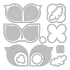Sizzix Birds and Blooms 2 Dies and Stamps Bundle