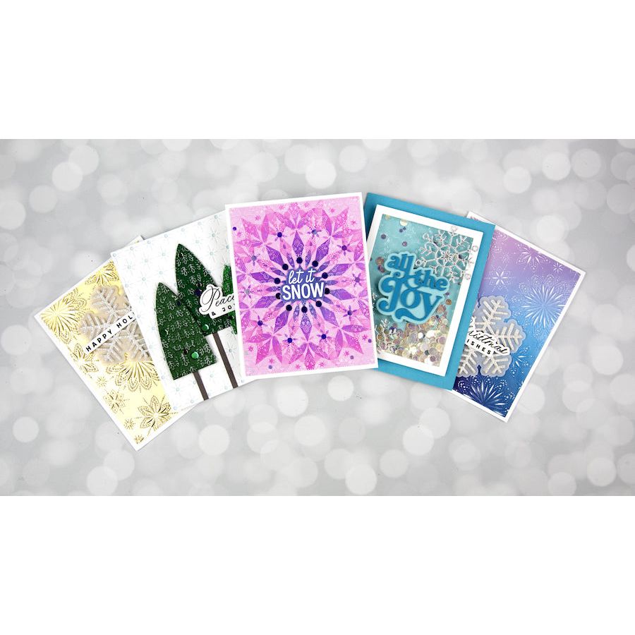 Trinity Stamps SHIMMER AND SHINE Confetti Embellishment Box tsb-243 Holiday Embossing Folders | color-code:ALT4