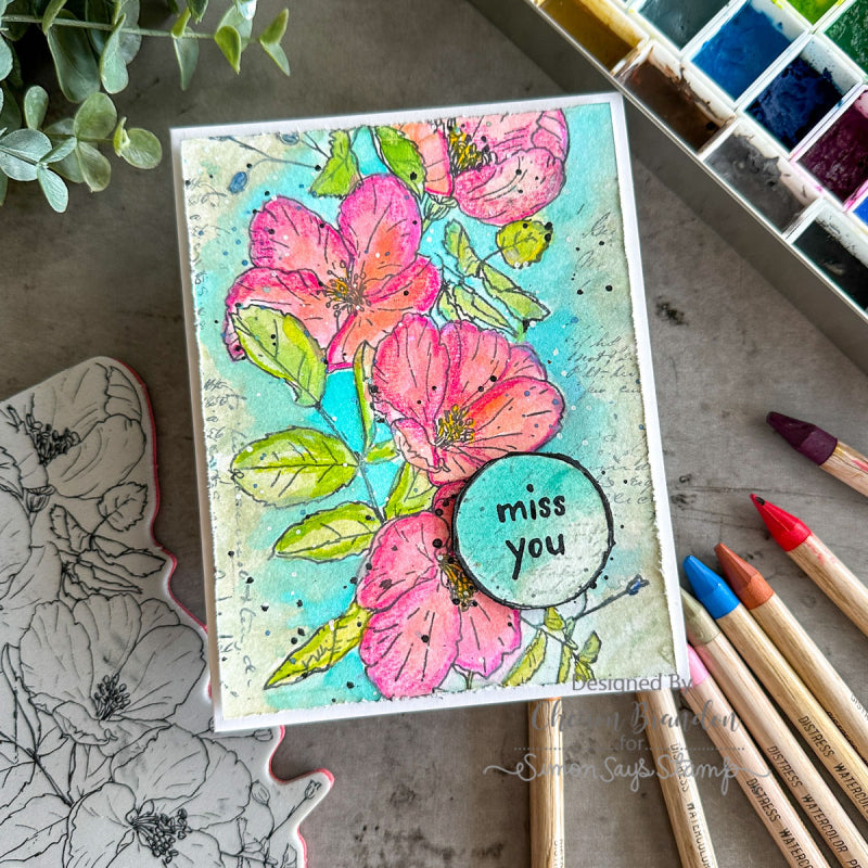 Tim Holtz Cling Rubber Stamps Note Quotes CMS463 Miss You | color-code:ALT04