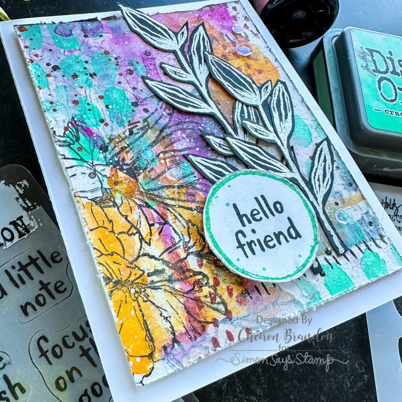 Tim Holtz Cling Rubber Stamps Note Quotes CMS463 Friend | color-code:ALT02