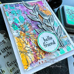 Tim Holtz Cling Rubber Stamps Floral Trims CMS461 Hello | color-code:ALT01