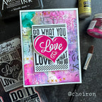 Tim Holtz Cling Rubber Stamps MOTIVATION 3 CMS291