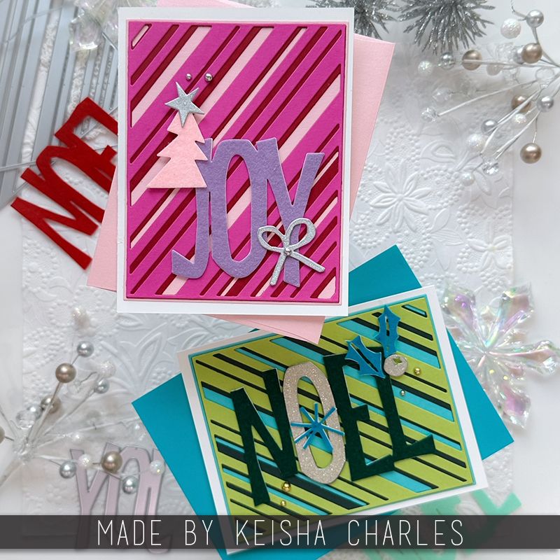 Tim Holtz Sizzix Layered Stripes Thinlits Dies 666336 colorful joy