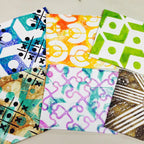 Gelli Arts 6 x 6 Reusable Gel Printing Plate samples